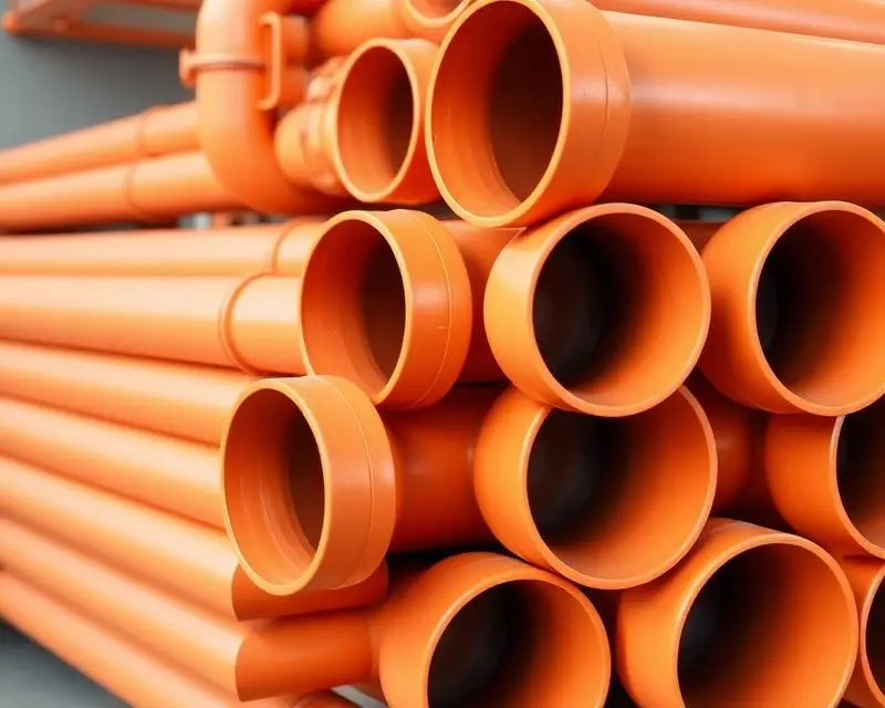 Tubos Coletores PVC Ocre